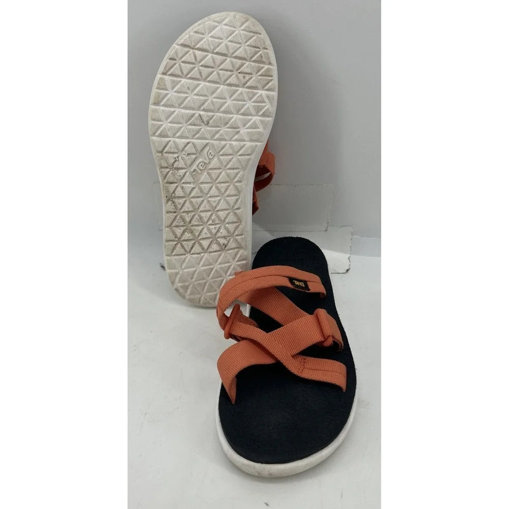 Teva Voya Sandal Slip On Flamingo Orange Women's Size 5